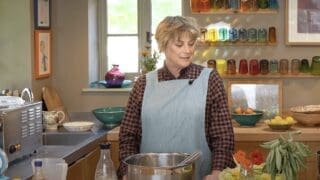 Sarah Raven cooking