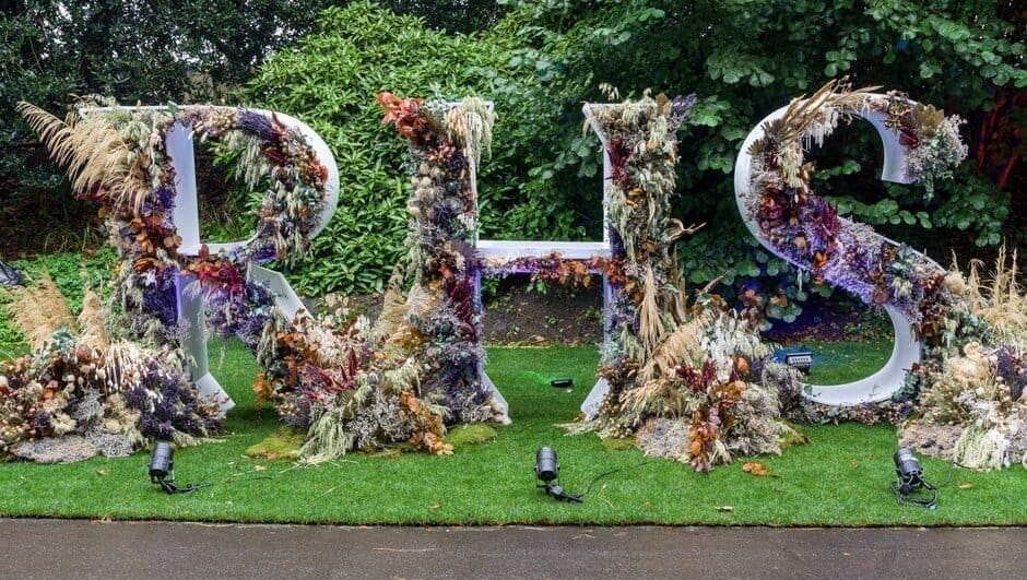 Floral RHS letters