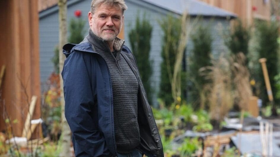 Andy Sturgeon planting Horatio's Garden Northern Ireland
