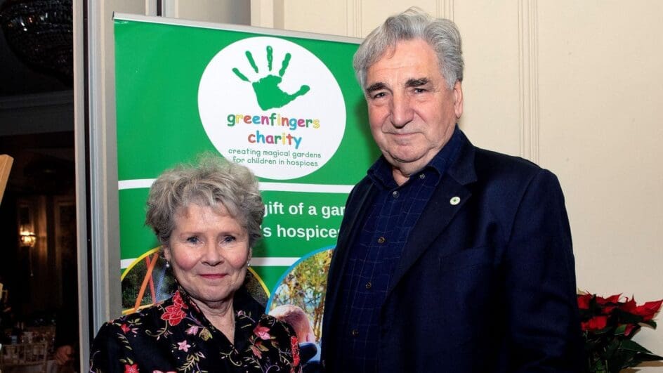 Greenfingers patrons actors, Jim Carter and Imelda Staunton CBE