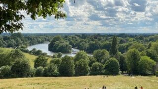 Richmond Park with view