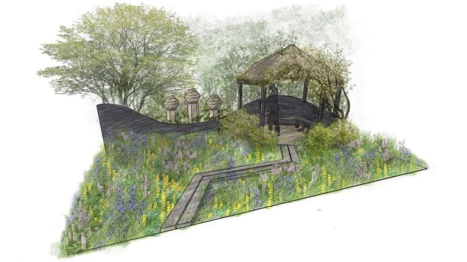 Bowel Research UK Microbiome Garden in the All About Plants category at RHS Chelsea Flower Show 2024