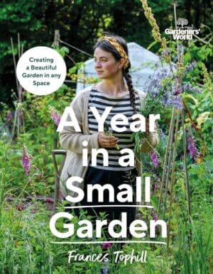 Book cover A Year in a small Garden by Frances Tophill