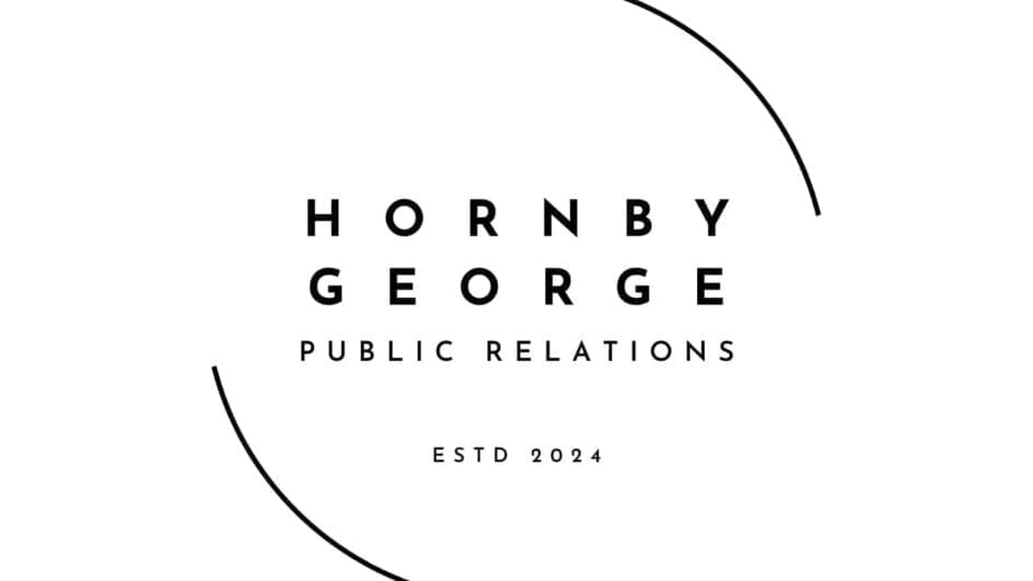 Hornby George PR Logo in Black & White
