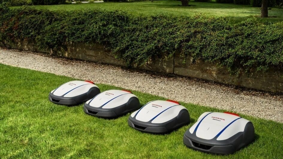 Honda's new range of robotic mowers called Miimo