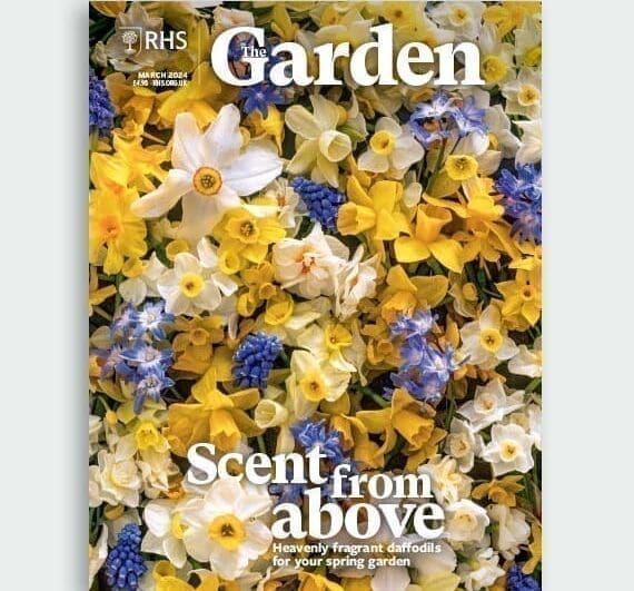 RHS The Garden Magazine cover March 2024