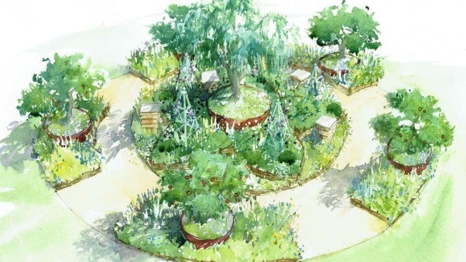 What you can see garden for the Royal Windsor Flower Show