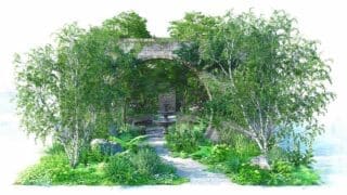 Netflox Bridgerton Garden RHS Chelsea 2024