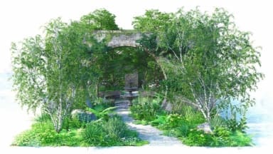 Netflox Bridgerton Garden RHS Chelsea 2024