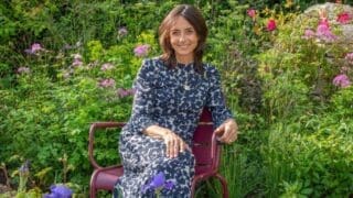 Dr Olivia Chapple founder and chair of trustees Horatio's Garden in Horatios Garden Chelsea