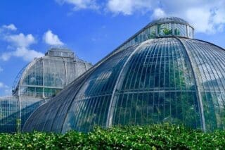 Kew Gardens glass greenhouse