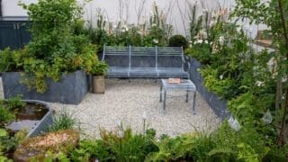 Zoe Claymore who designed the Wildlife Trusts Renters' Garden for the RHS Hampton Court Garden Festival