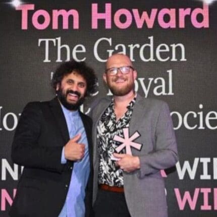 Tom Howard Editor of the Garden with Nish Kumar