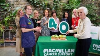 Mary Berry and Macmillan nurses