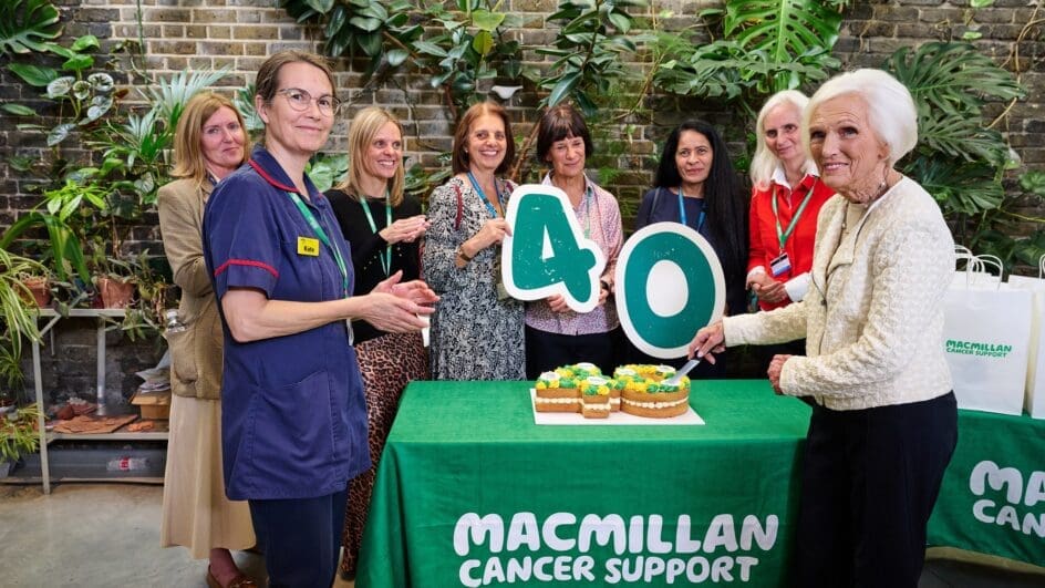 Mary Berry and Macmillan nurses