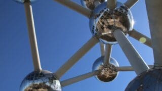 The atomium in Brussels