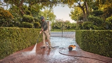 Stihl battery powered pressure washer