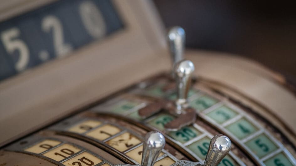 Old cash register