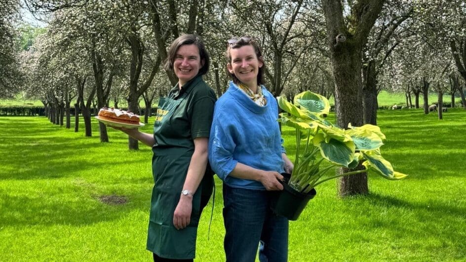 Founders of Stocktonbury Gardens Tamsin Westhorpe and Connie Marston