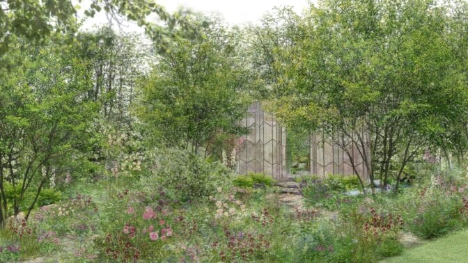 Visual_The Glasshouse at Chelsea Flower Show designed by Jo Thompson