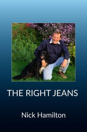 Book cover The Right Jeans by Nick Hamilton about his father Geoff Hamilton