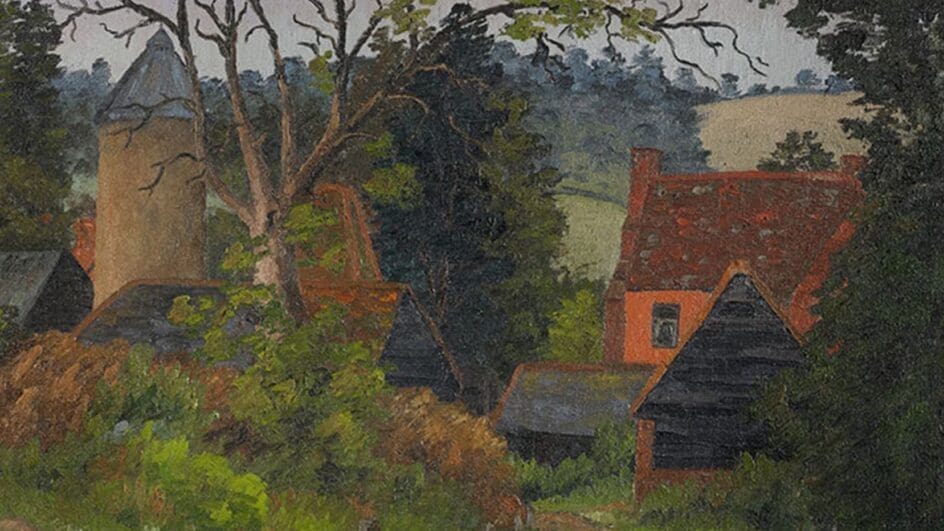 Benton End painting by Cedric Morris