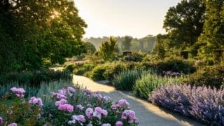 RHS Garden Wisley - The Bowes-Lyon Rose Garden