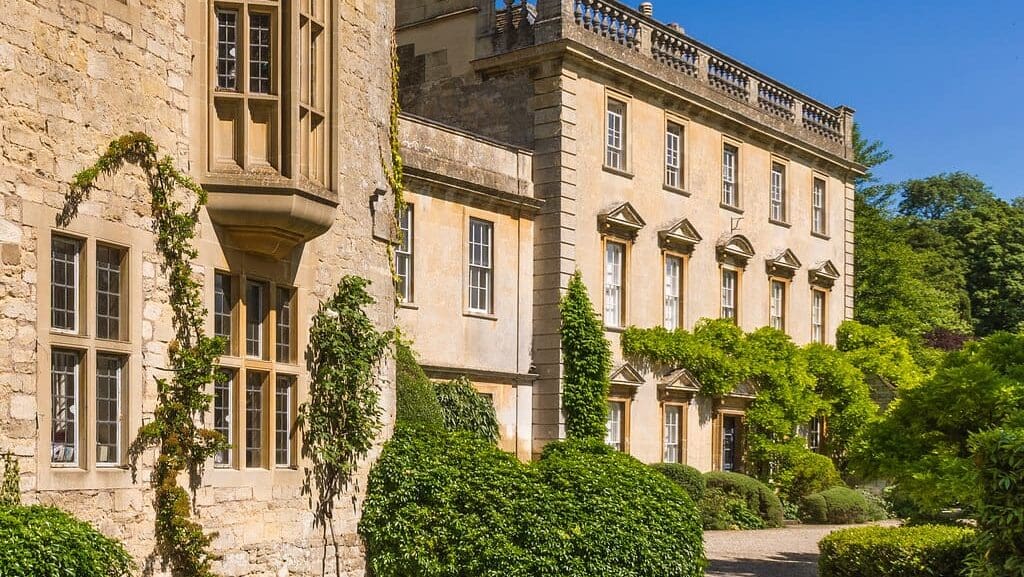 17th century Iford Manor in Wiltshire,