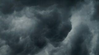 cloudy, dark sky