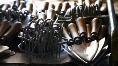 Set of Sneeboer garden hand tools