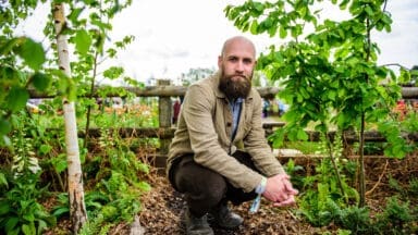 Leigh Johnstone, aka the Beardy Gardener