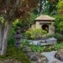 Cha No Niwa  Japanese Tea Garden. Designed by Kazuyuki Ishihara. Show Garden. RHS Chelsea Flower Show 2025. Site no. 328