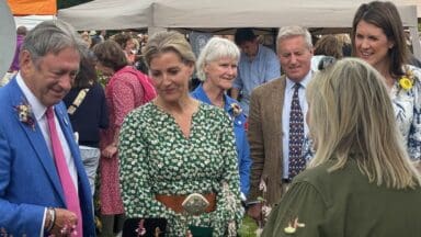 The Duchess of Edinburgh opening the 117th Royal Windsor Flower Show