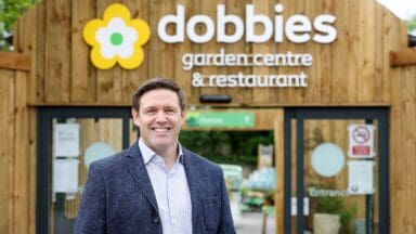 Dobbies new Operations Director, George Hutchinson pictured at the Cadnam Garden Centre.