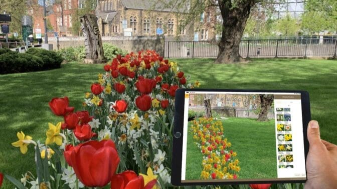 University of Leeds using the JUB Holland Flower Designer App