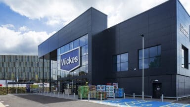 Wickes shop front Crawley