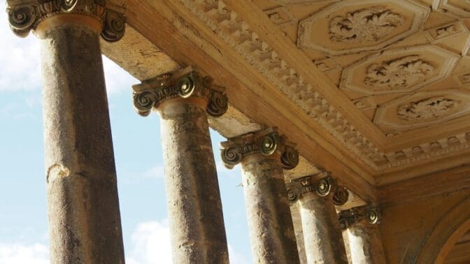 historic Palladian pillars