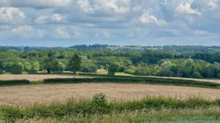 View towards Aynho from the fields in Clifton, Oxfordshire