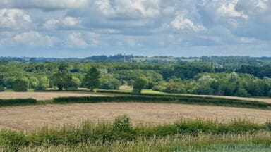 View towards Aynho from the fields in Clifton, Oxfordshire