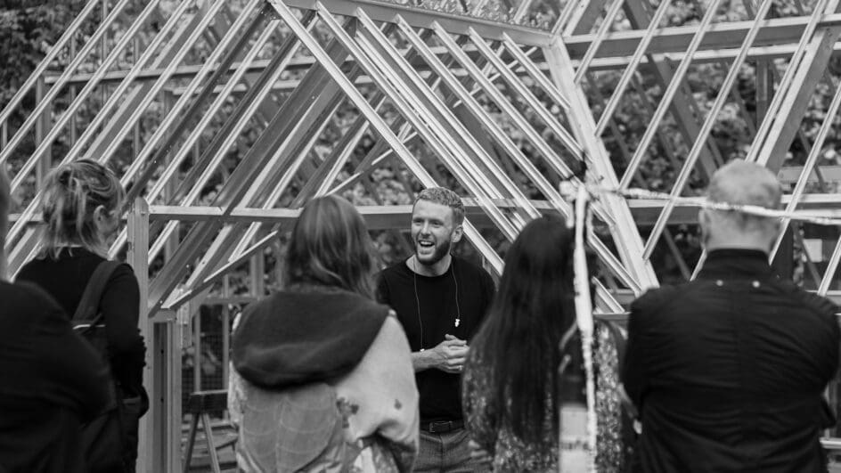 People visiting an Alitex Greenhouse