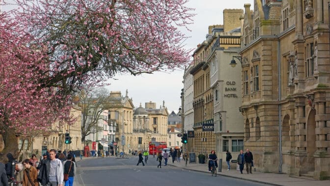Blossom on Oxford High Street